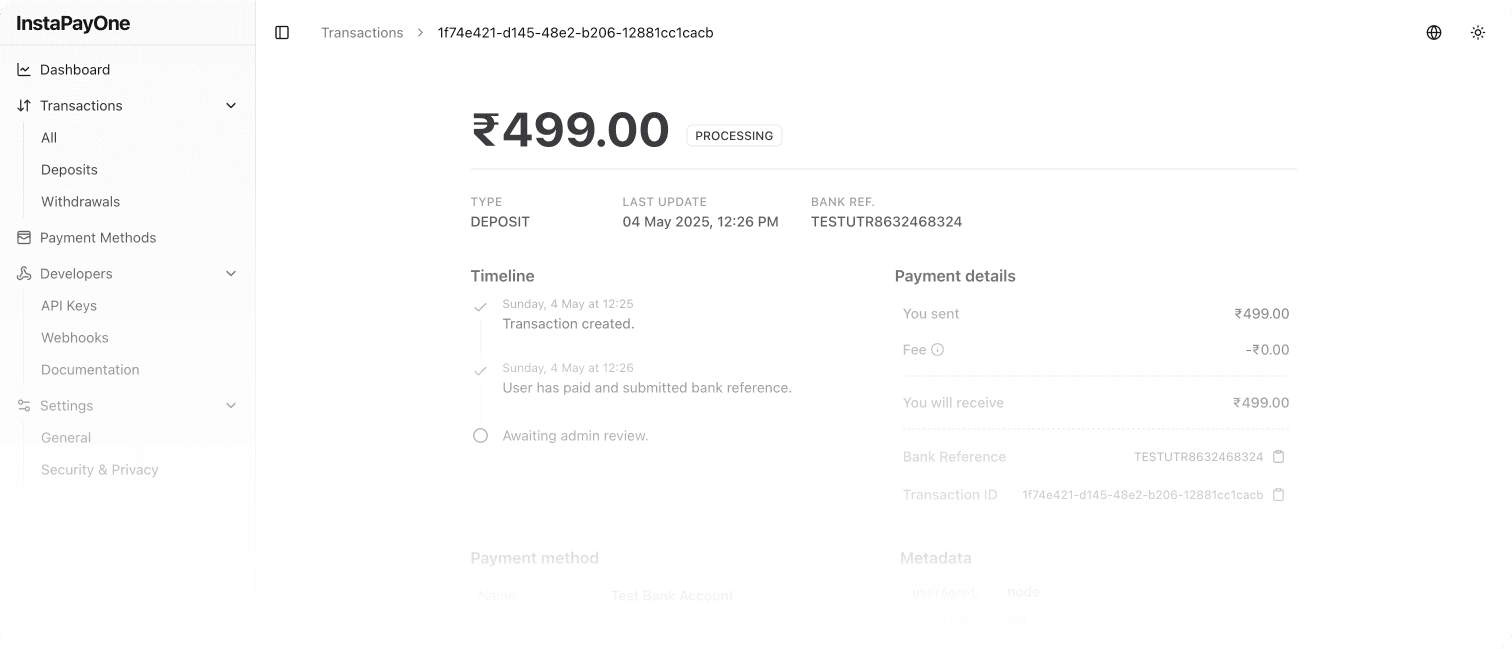 Katu9 dashboard screenshot light
